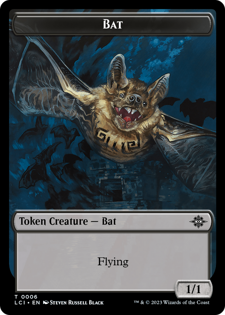 Bat Token [The Lost Caverns of Ixalan Tokens] | Tabernacle Games