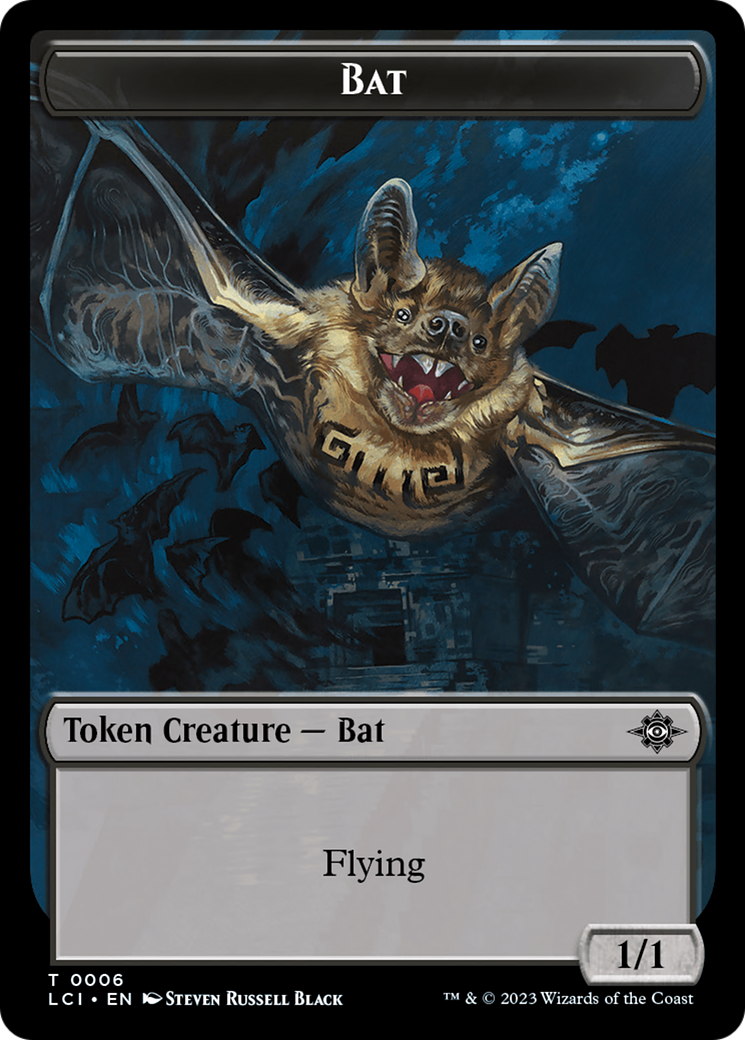 Map // Bat Double-Sided Token [The Lost Caverns of Ixalan Tokens] | Tabernacle Games