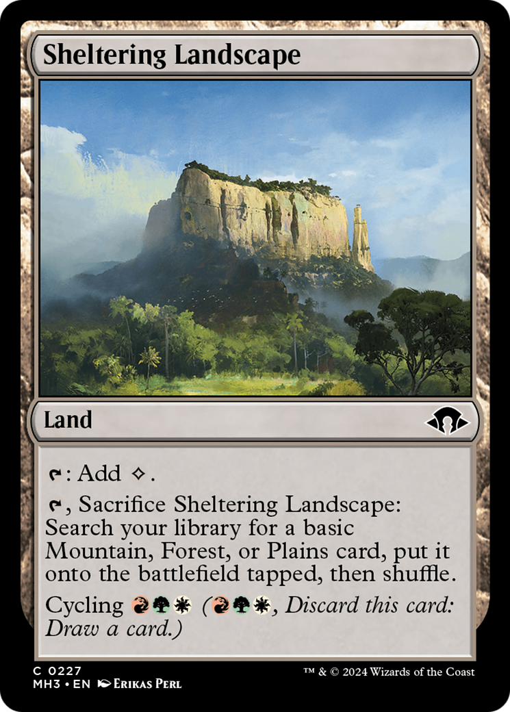 Sheltering Landscape [Modern Horizons 3] | Tabernacle Games