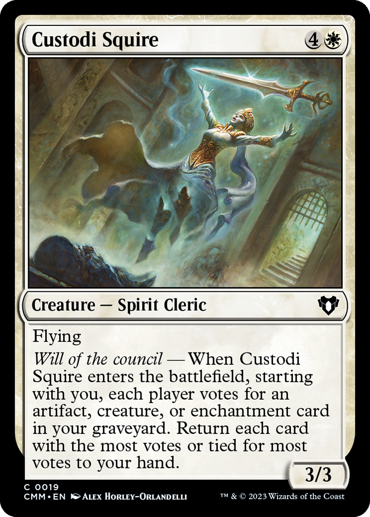 Custodi Squire [Commander Masters] | Tabernacle Games