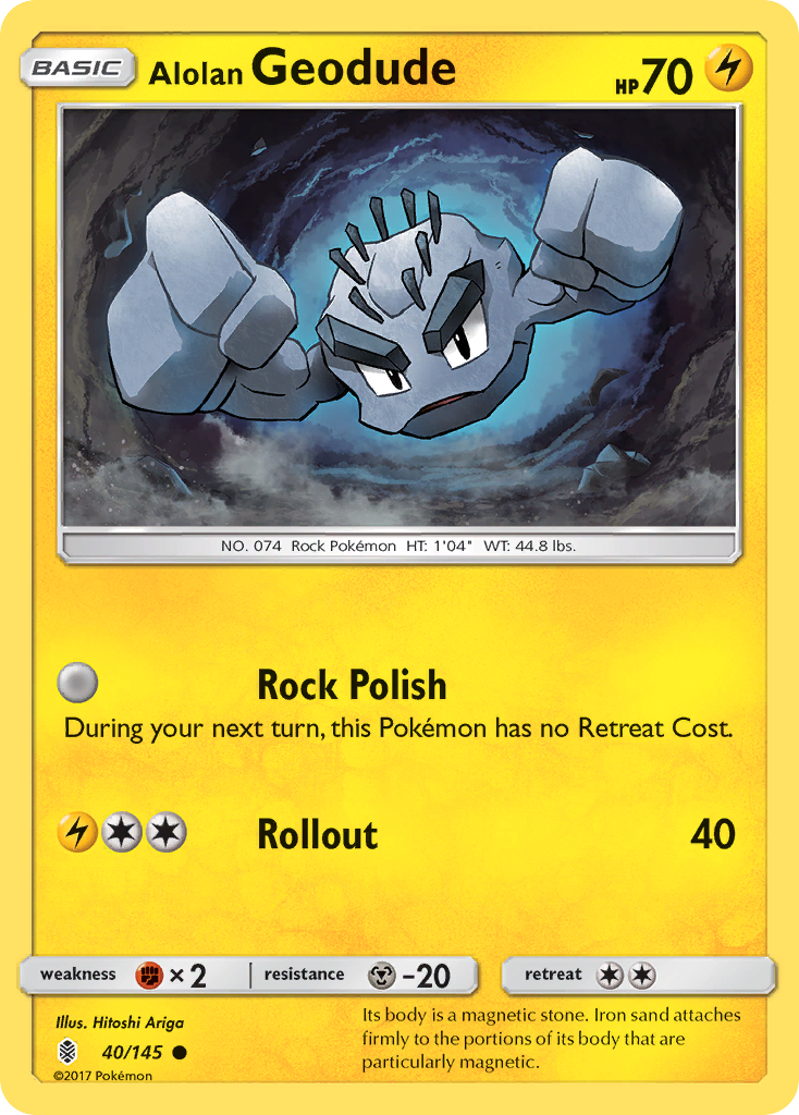 Alolan Geodude (40/145) [Sun & Moon: Guardians Rising] | Tabernacle Games