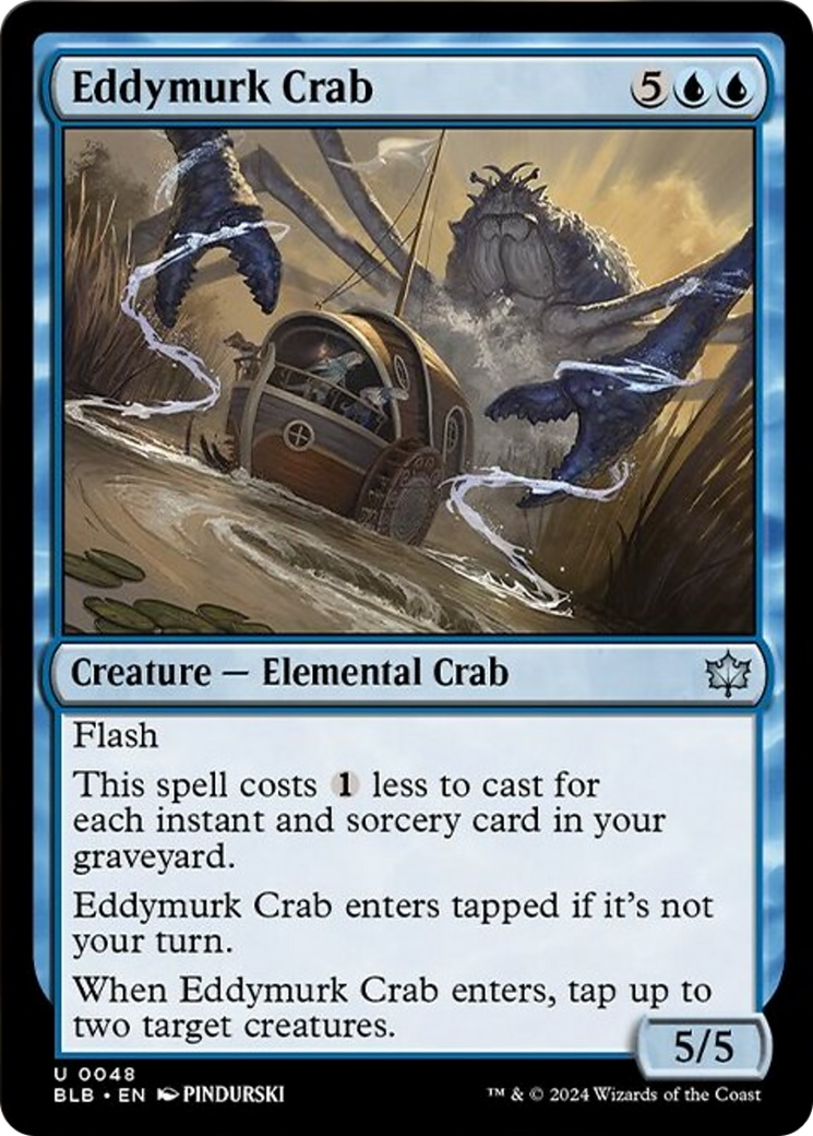 Eddymurk Crab [Bloomburrow] | Tabernacle Games