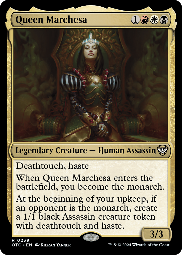 Queen Marchesa [Outlaws of Thunder Junction Commander] | Tabernacle Games