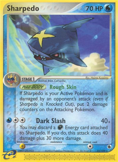 Sharpedo (22/109) [EX: Ruby & Sapphire] | Tabernacle Games