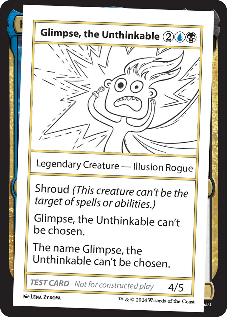 Glimpse, the Unthinkable [Mystery Booster 2 Playtest Cards] | Tabernacle Games