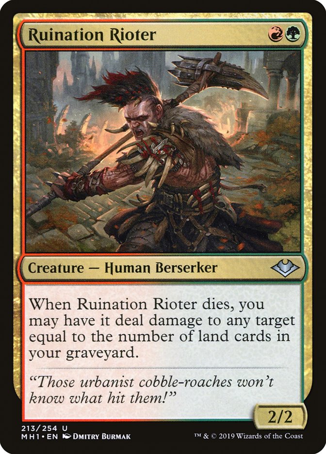 Ruination Rioter [Modern Horizons] | Tabernacle Games