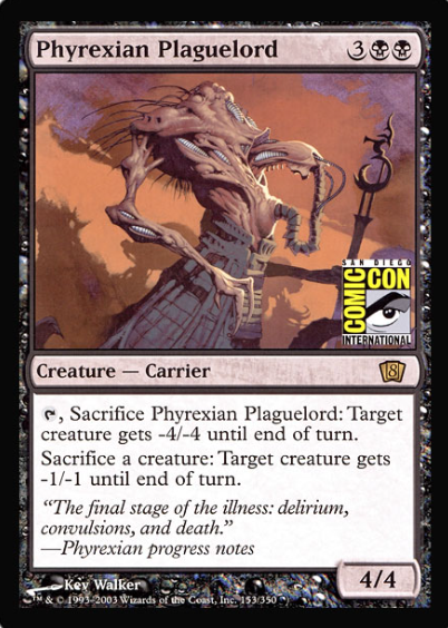 Phyrexian Plaguelord (San Diego Comic Con Oversized) [Oversize Cards] | Tabernacle Games