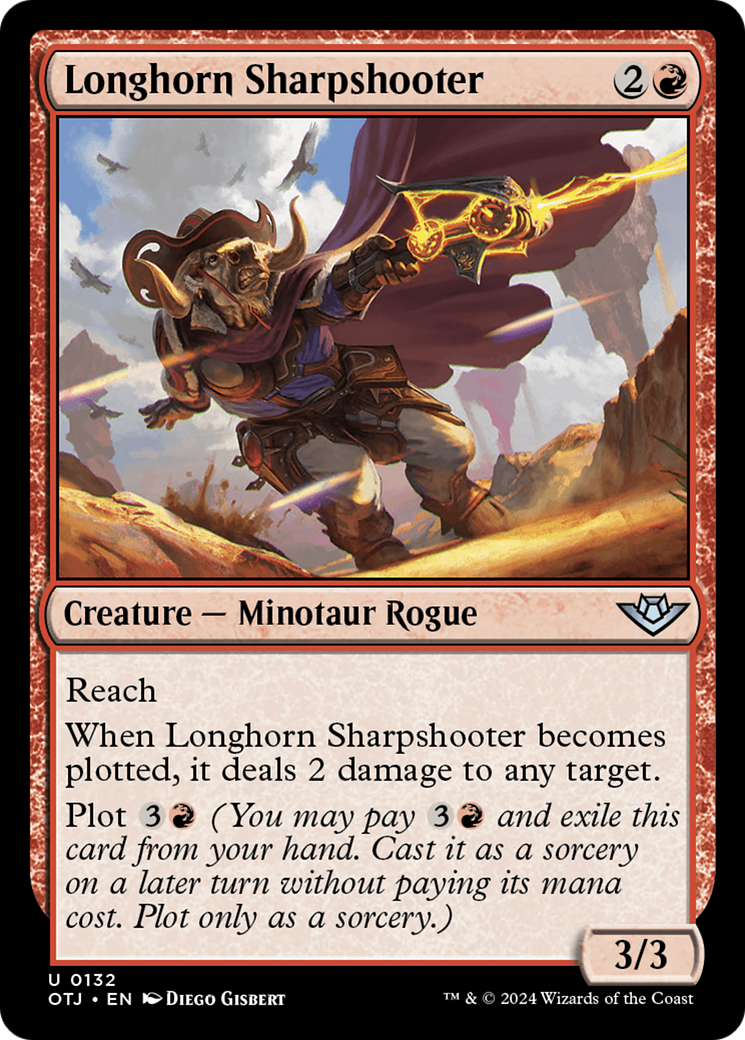 Longhorn Sharpshooter [Outlaws of Thunder Junction] | Tabernacle Games