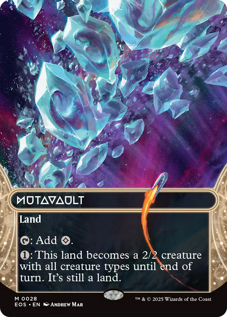 Mutavault (0028) (Borderless) [Edge of Eternities: Stellar Sights] | Tabernacle Games