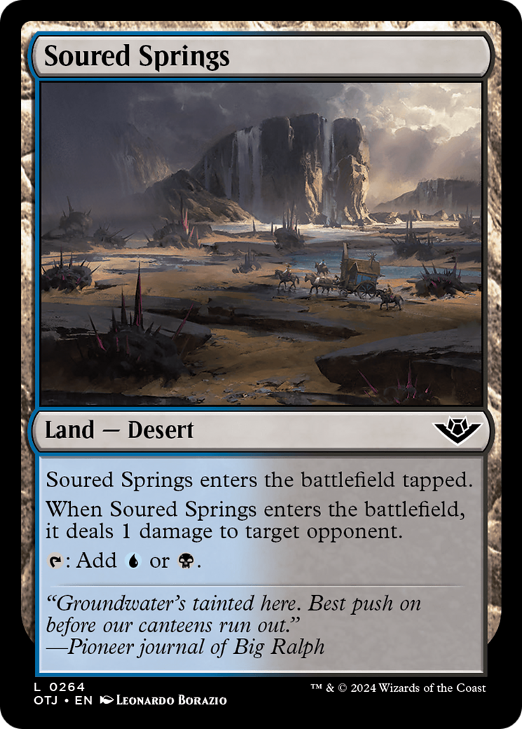 Soured Springs [Outlaws of Thunder Junction] | Tabernacle Games
