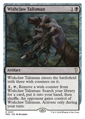 Wishclaw Talisman (White Border) [Mystery Booster 2] | Tabernacle Games