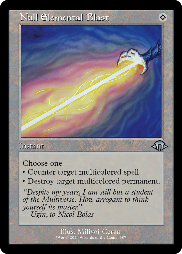 Null Elemental Blast (Retro) [Modern Horizons 3] | Tabernacle Games