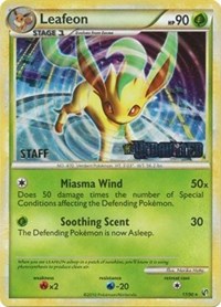 Leafeon (17/90) (Prerelease Promo) [Staff] [Nintendo: Black Star Promos] | Tabernacle Games