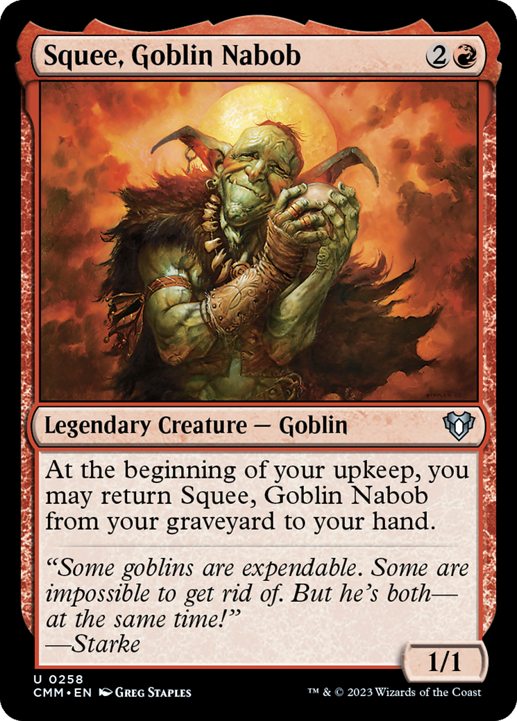 Squee, Goblin Nabob [Commander Masters] | Tabernacle Games