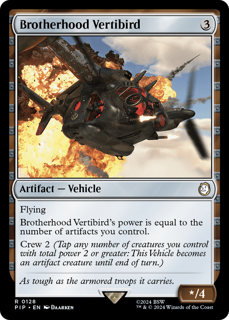 Brotherhood Vertibird [Fallout] | Tabernacle Games