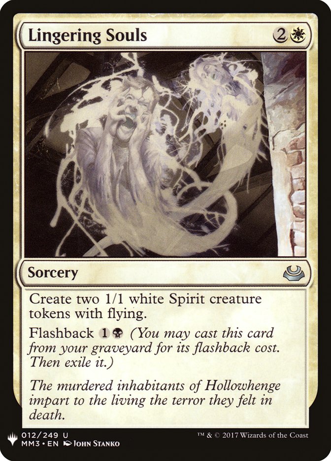 Lingering Souls [Mystery Booster] | Tabernacle Games