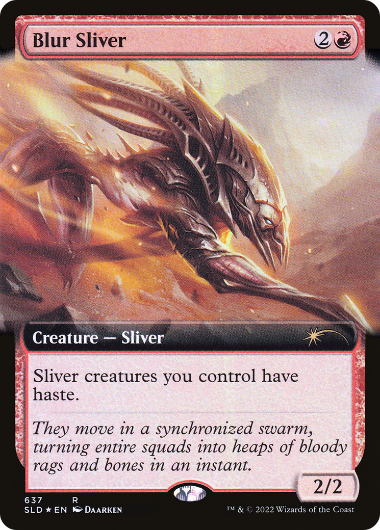 Blur Sliver (Extended Art) [Secret Lair Drop Promos] | Tabernacle Games