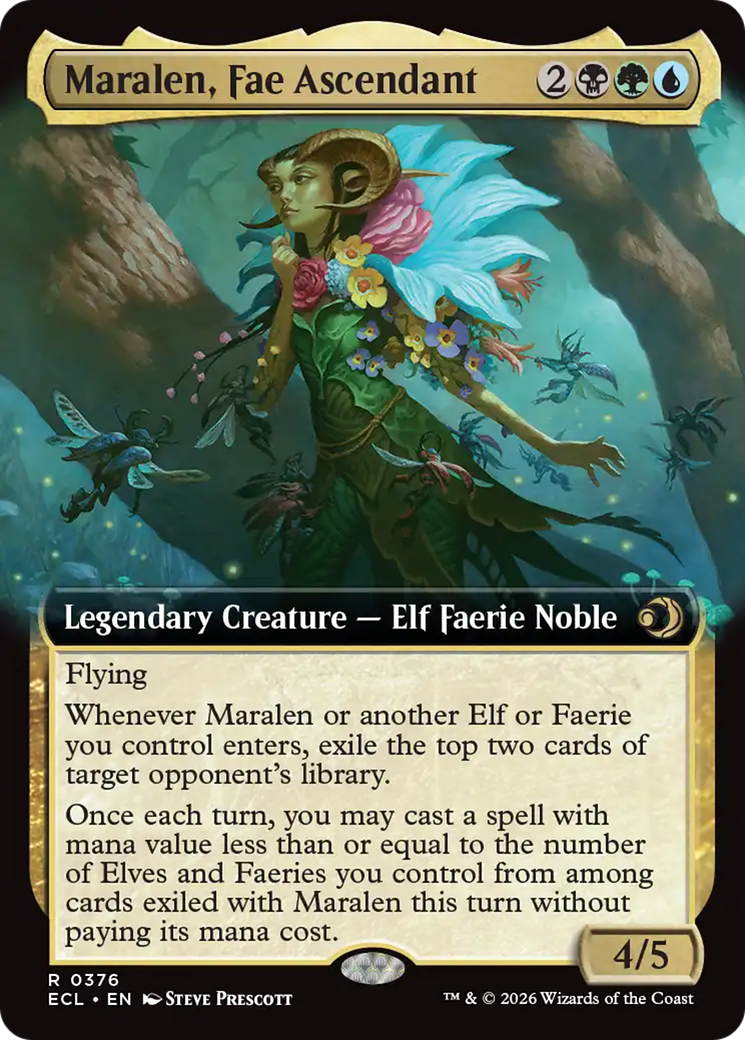 Maralen, Fae Ascendant (Extended Art) [Lorwyn Eclipsed] | Tabernacle Games