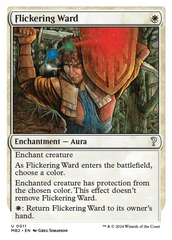 Flickering Ward (White Border) [Mystery Booster 2] | Tabernacle Games