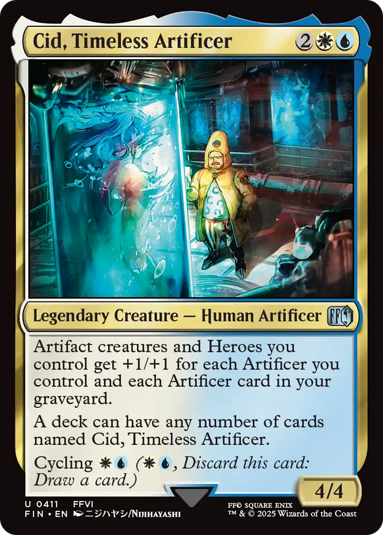 Cid, Timeless Artificer (0411) [FINAL FANTASY] | Tabernacle Games