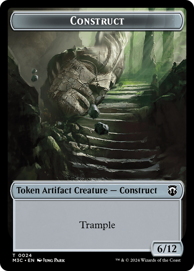 Construct // Myr Double-Sided Token [Modern Horizons 3 Commander Tokens] | Tabernacle Games