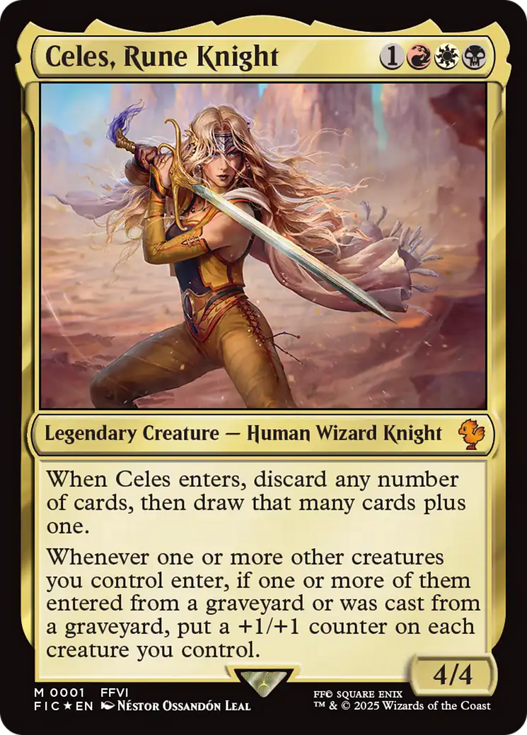 Celes, Rune Knight (0001) [FINAL FANTASY Commander] | Tabernacle Games