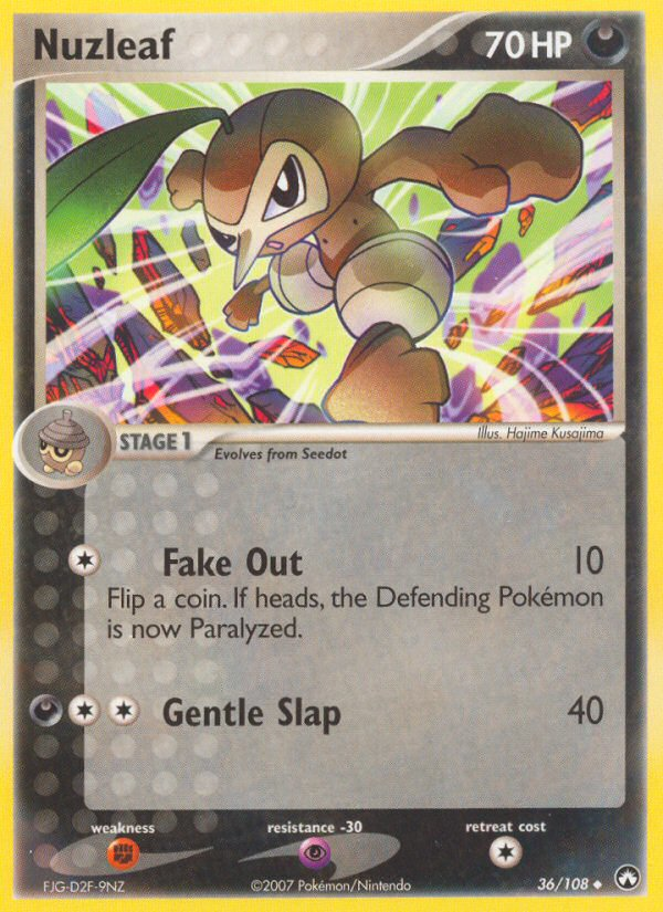 Nuzleaf (36/108) [EX: Power Keepers] | Tabernacle Games