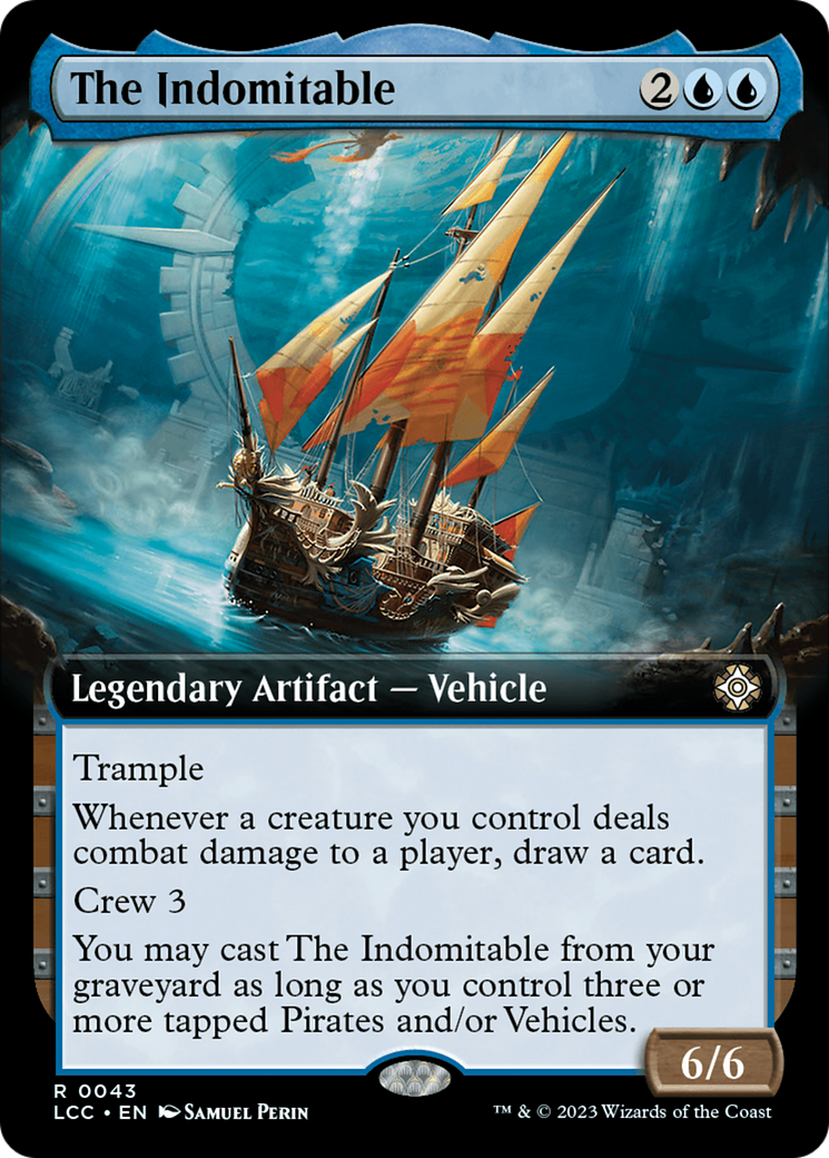 The Indomitable (Extended Art) [The Lost Caverns of Ixalan Commander] | Tabernacle Games