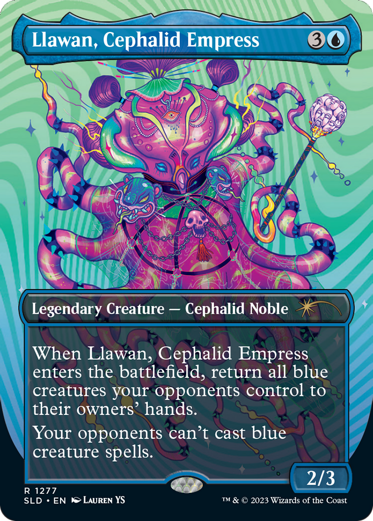 Llawan, Cephalid Empress (Borderless) [Secret Lair Drop Series] | Tabernacle Games