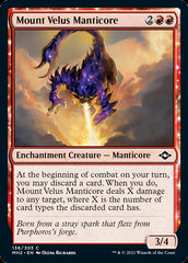 Mount Velus Manticore [Modern Horizons 2] | Tabernacle Games