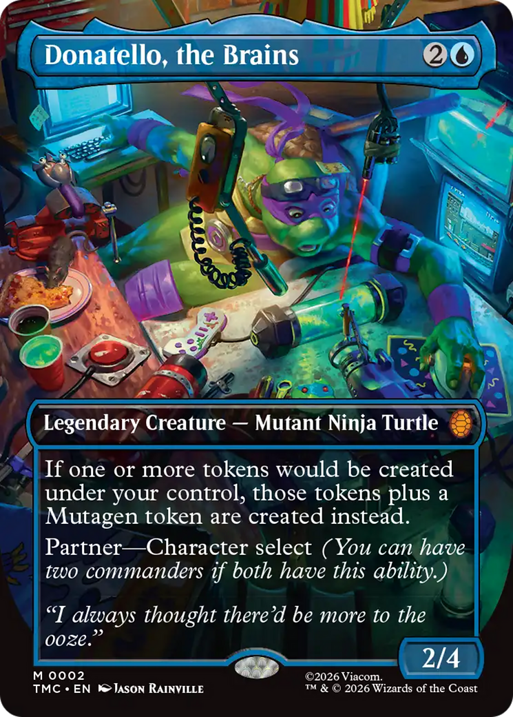 Donatello, the Brains (Borderless) [Teenage Mutant Ninja Turtles Commander] | Tabernacle Games