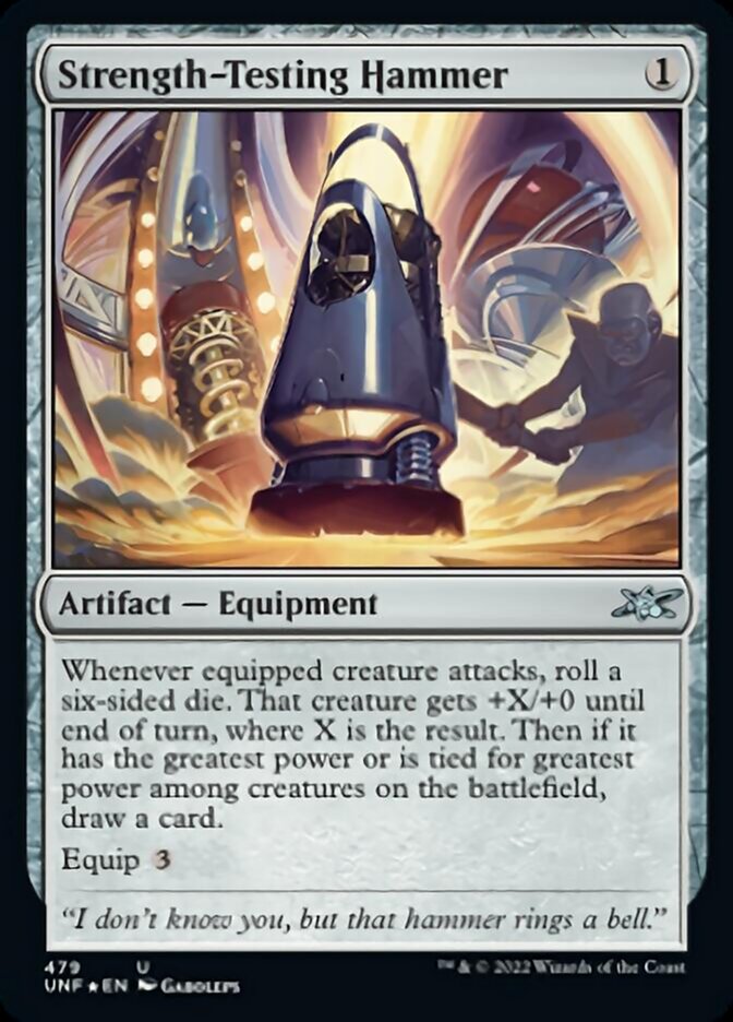 Strength-Testing Hammer (Galaxy Foil) [Unfinity] | Tabernacle Games