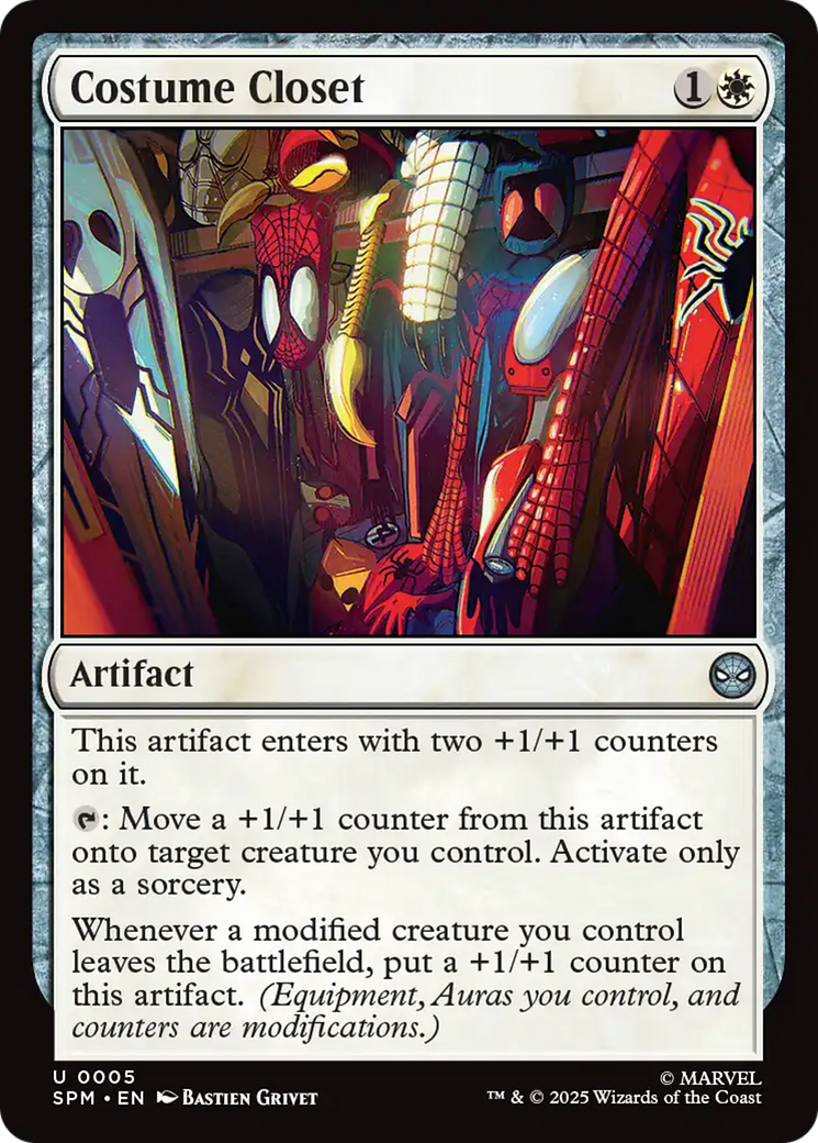 Costume Closet [Marvel's Spider-Man] | Tabernacle Games