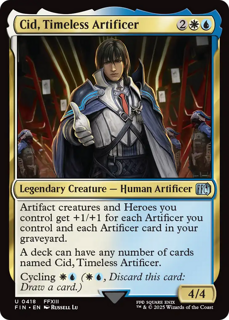Cid, Timeless Artificer (0418) [FINAL FANTASY] | Tabernacle Games
