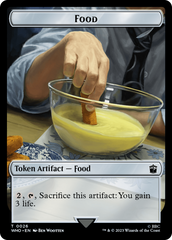 Soldier // Food (0026) Double-Sided Token [Doctor Who Tokens] | Tabernacle Games