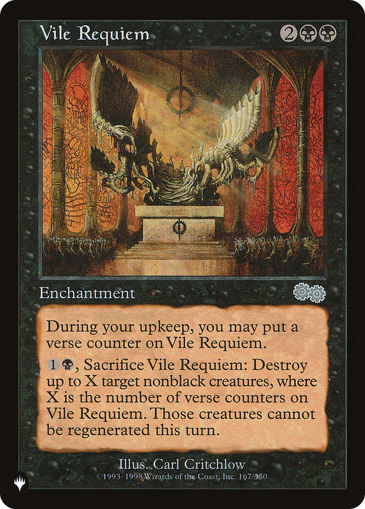 Vile Requiem (USG) [The List] | Tabernacle Games