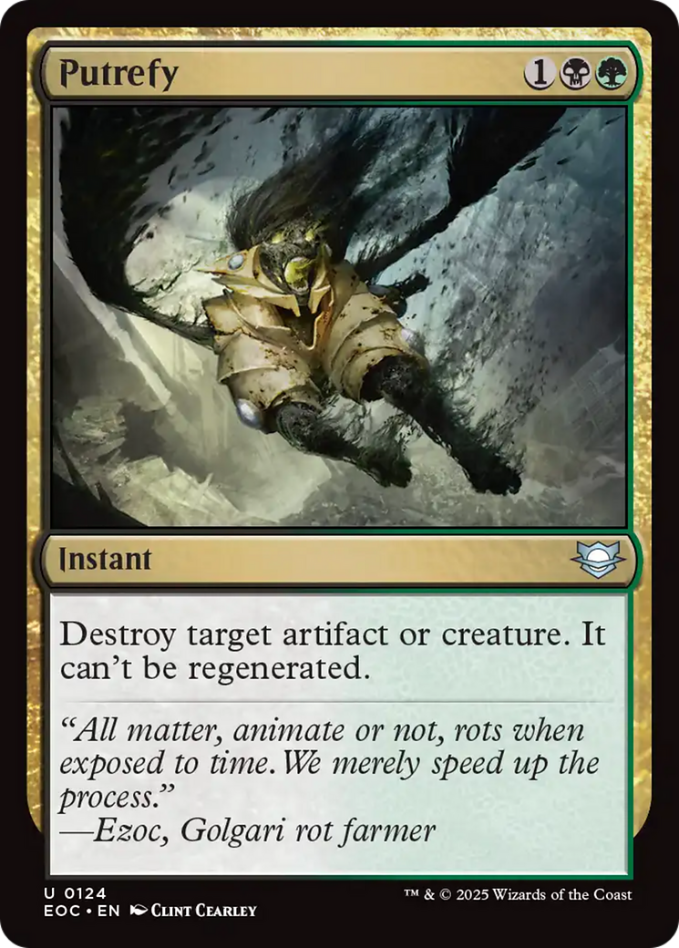 Putrefy [Edge of Eternities Commander] | Tabernacle Games