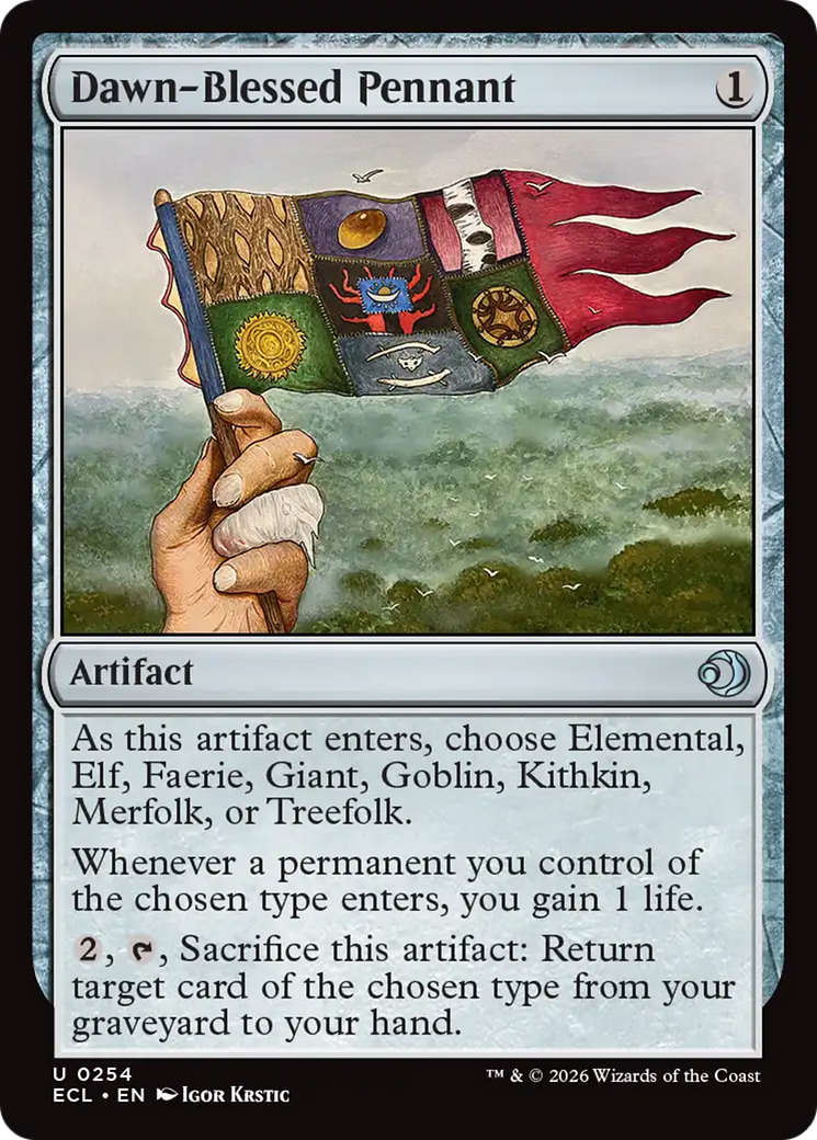 Dawn-Blessed Pennant [Lorwyn Eclipsed] | Tabernacle Games