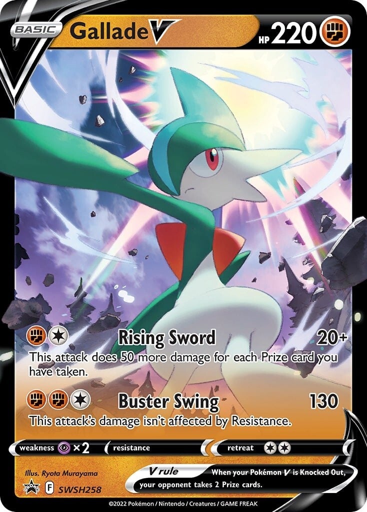 Gallade V (SWSH258) [Sword & Shield: Black Star Promos] | Tabernacle Games