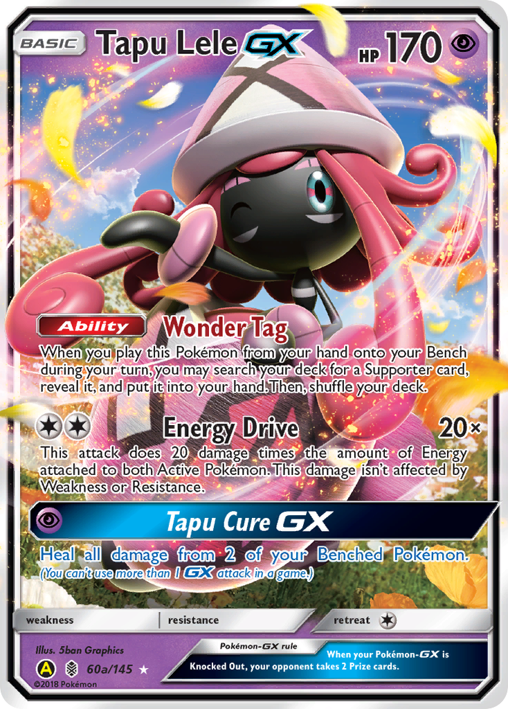 Tapu Lele GX (60a/145) [Alternate Art Promos] | Tabernacle Games