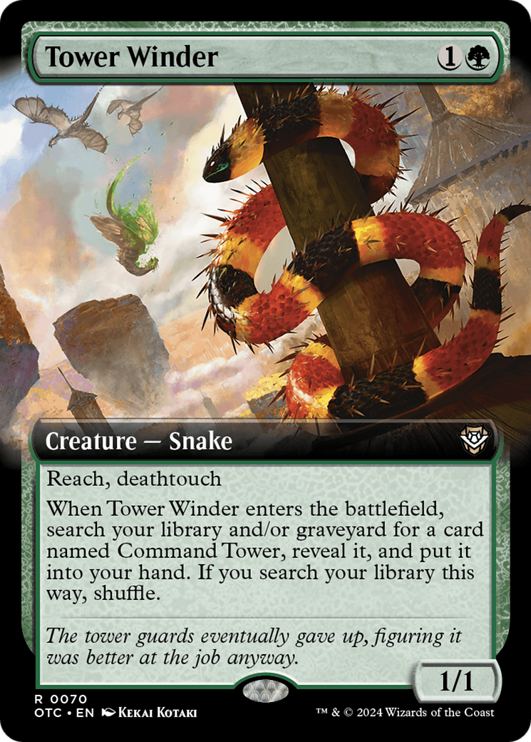 Tower Winder (Extended Art) [Outlaws of Thunder Junction Commander] | Tabernacle Games