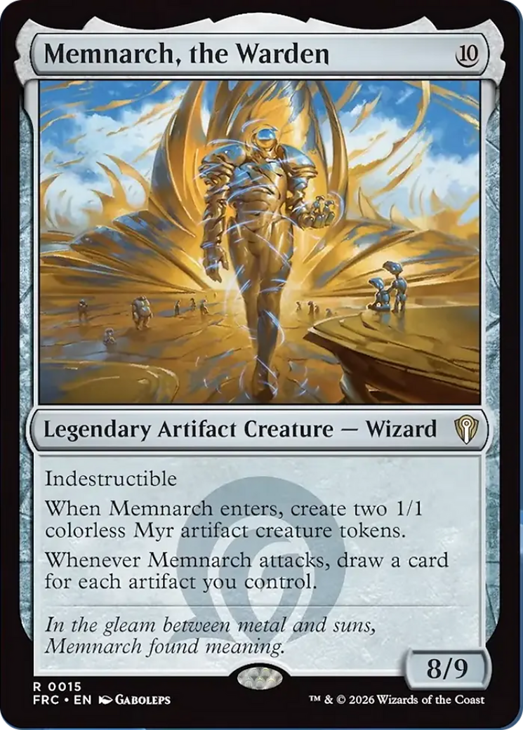 Memnarch, the Warden [Reality Fracture Commander] | Tabernacle Games