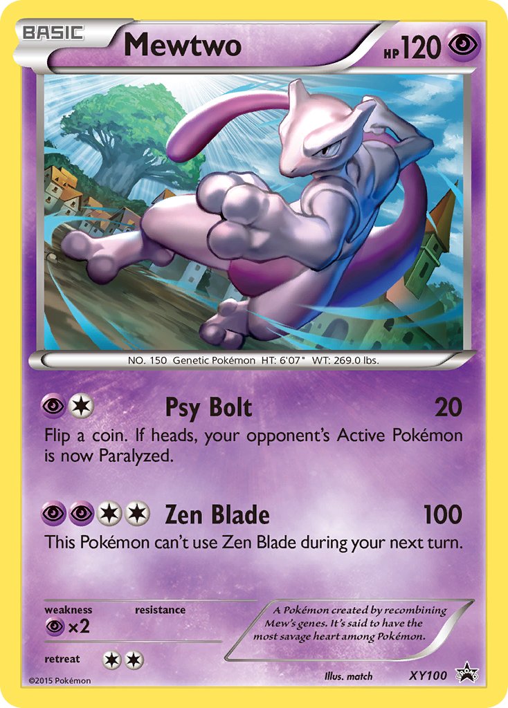 Mewtwo (XY100) [XY: Black Star Promos] | Tabernacle Games