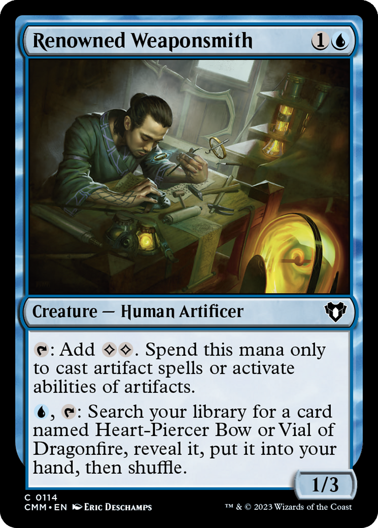 Renowned Weaponsmith [Commander Masters] | Tabernacle Games