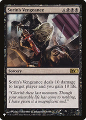 Sorin's Vengeance [The List] | Tabernacle Games