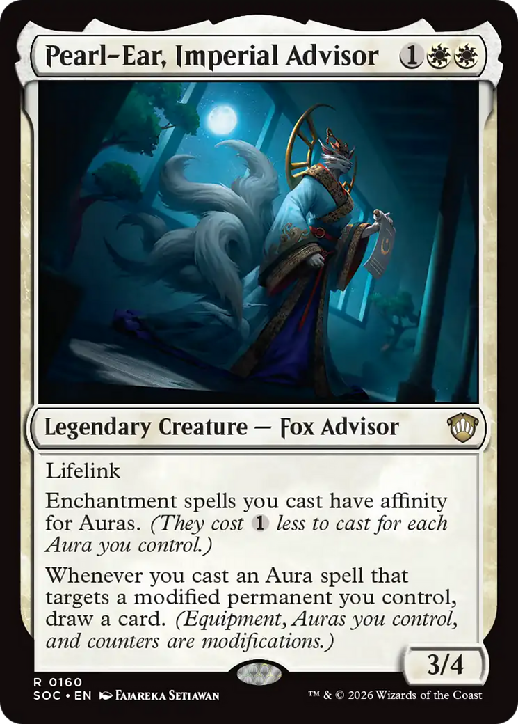 Pearl-Ear, Imperial Advisor [Secrets of Strixhaven Commander] | Tabernacle Games
