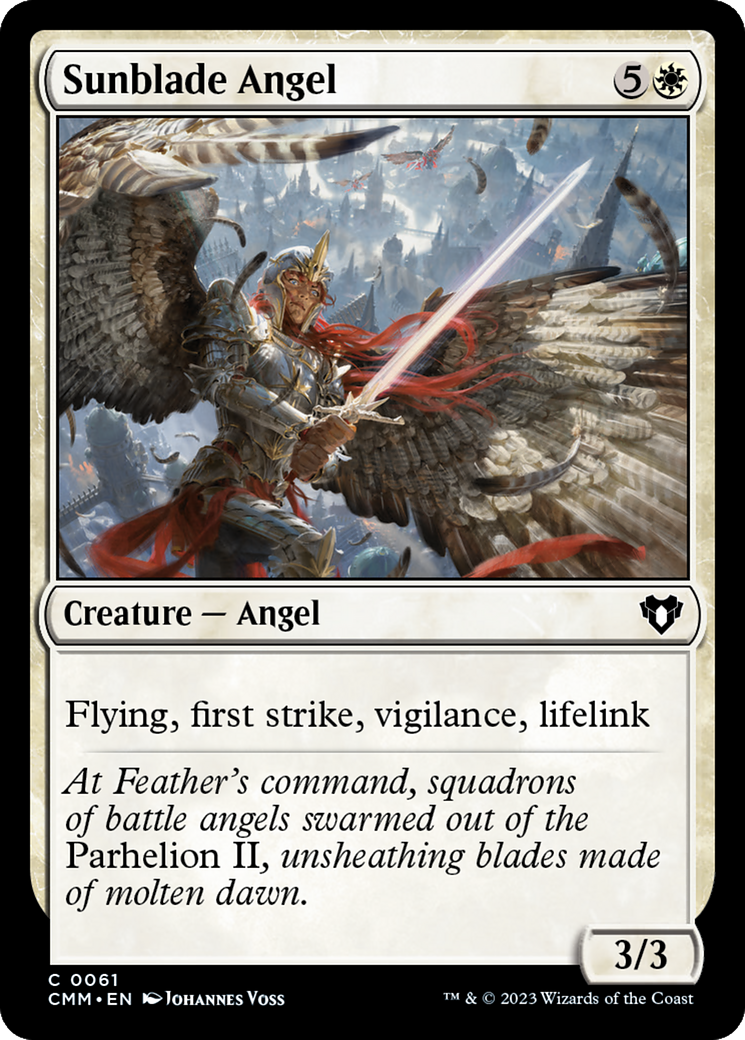 Sunblade Angel [Commander Masters] | Tabernacle Games