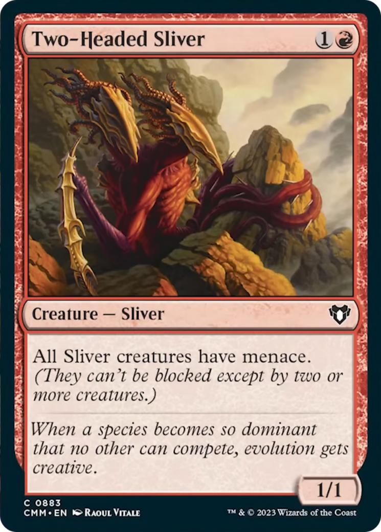 Two-Headed Sliver [Commander Masters] | Tabernacle Games