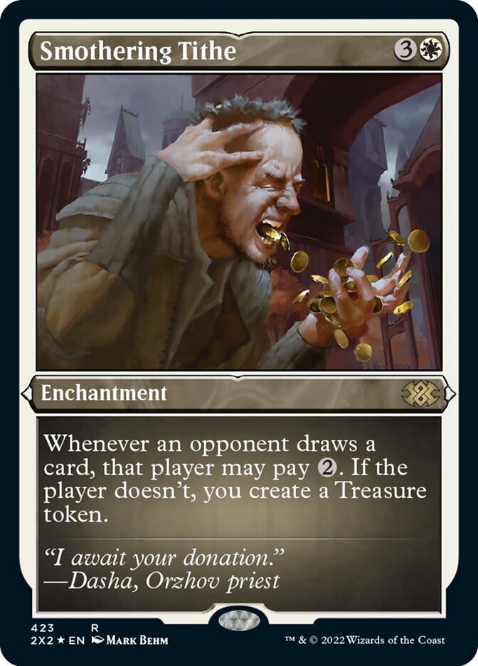 Smothering Tithe (Foil Etched) [Double Masters 2022] | Tabernacle Games