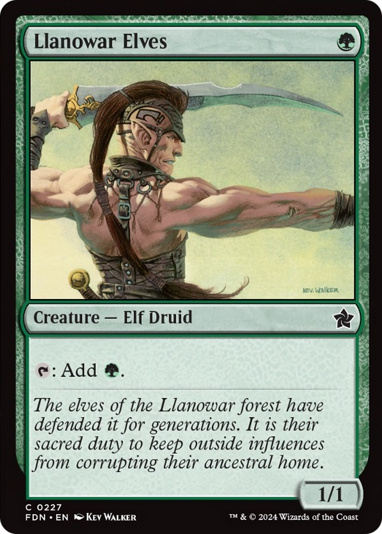 Llanowar Elves [Foundations] | Tabernacle Games